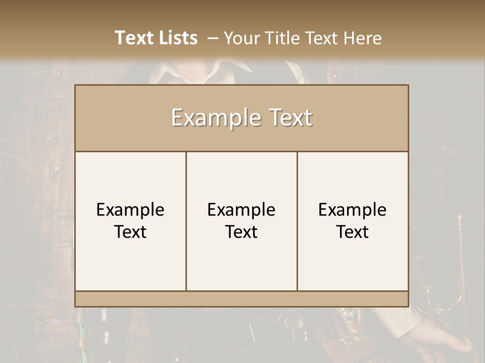 Victorien Ornement Aviator PowerPoint Template