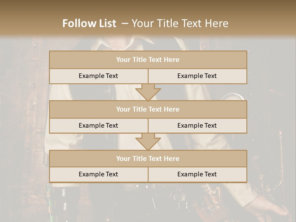 Victorien Ornement Aviator PowerPoint Template