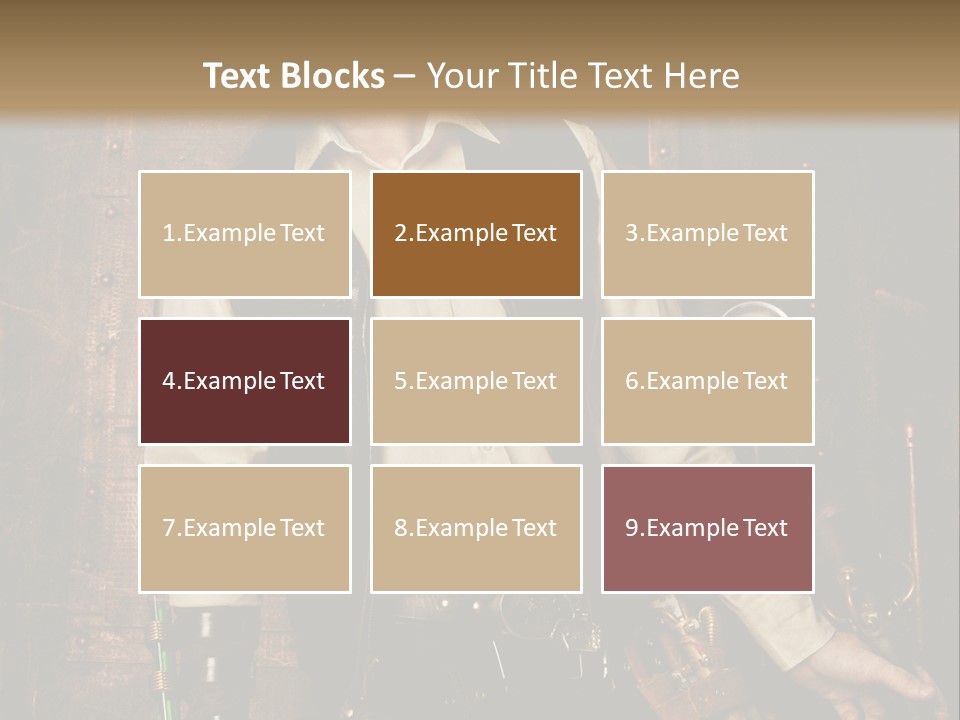 Victorien Ornement Aviator PowerPoint Template