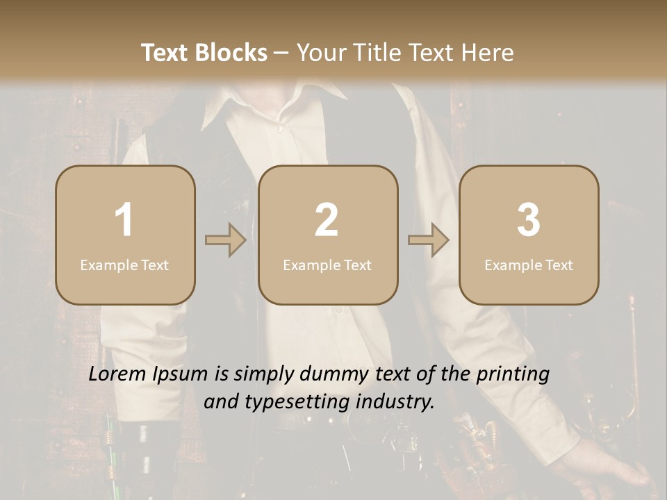 Victorien Ornement Aviator PowerPoint Template