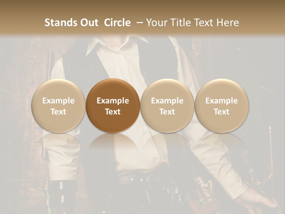 Victorien Ornement Aviator PowerPoint Template