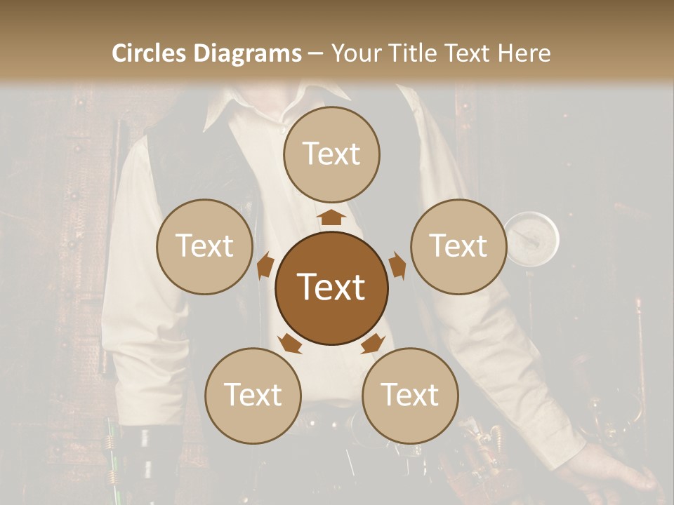 Victorien Ornement Aviator PowerPoint Template
