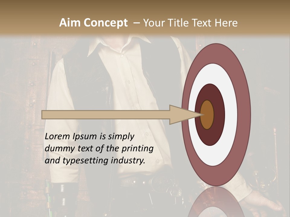 Victorien Ornement Aviator PowerPoint Template