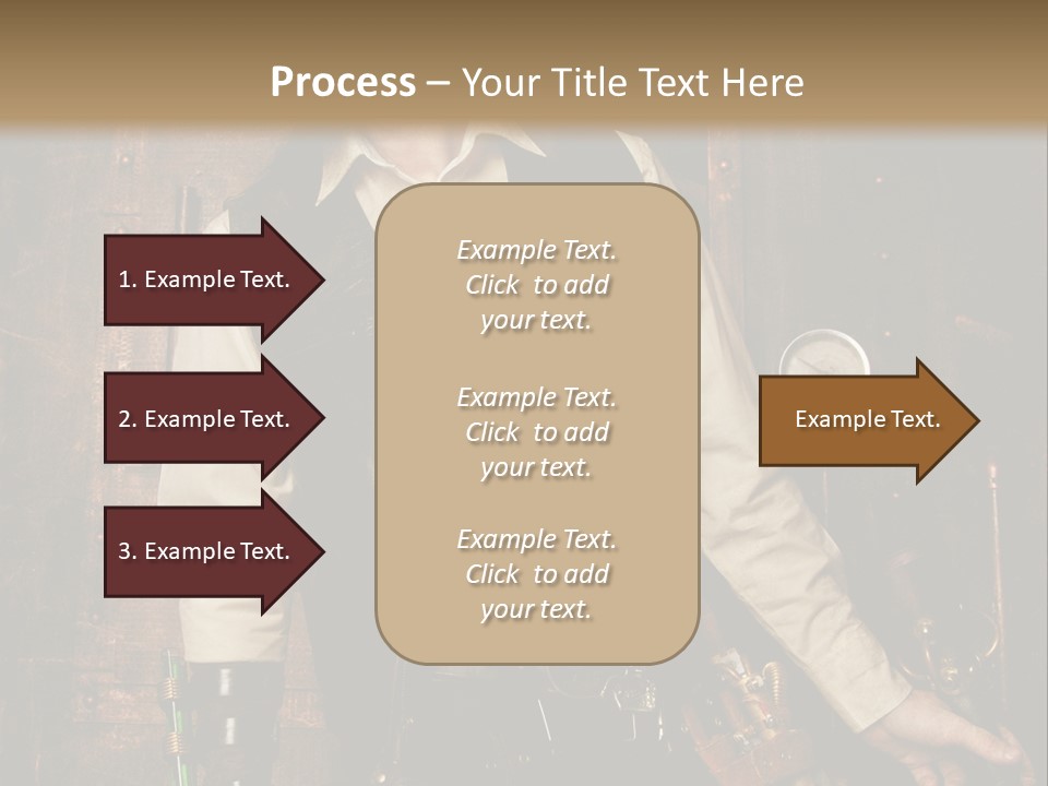 Victorien Ornement Aviator PowerPoint Template