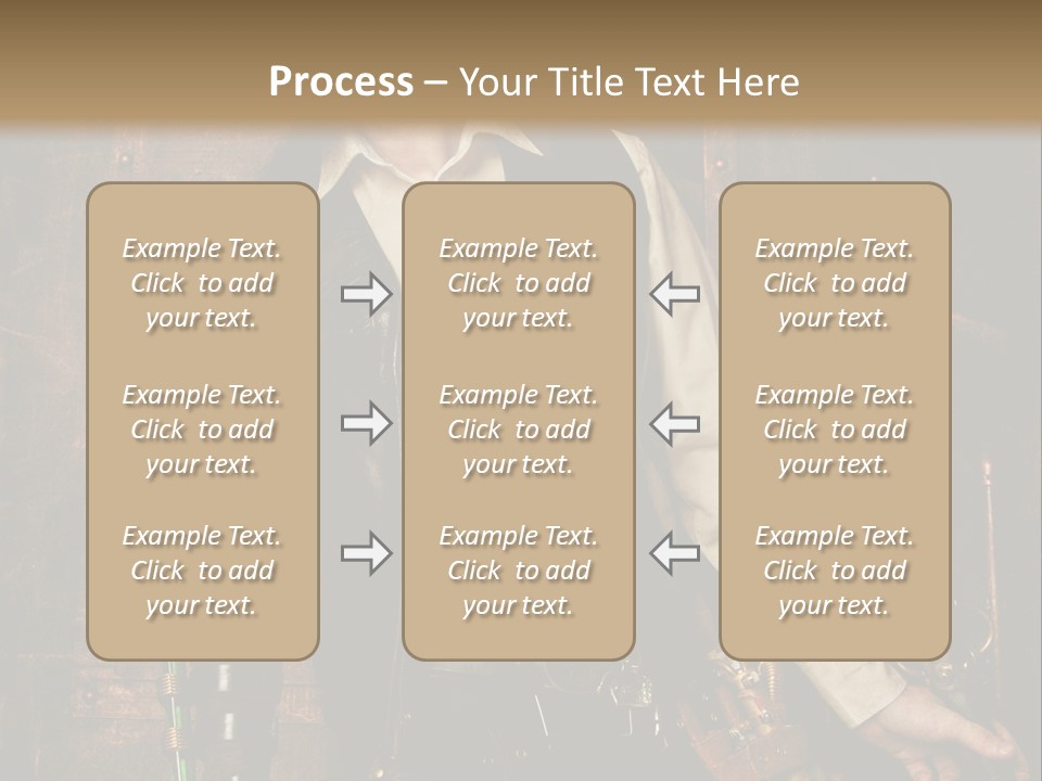 Victorien Ornement Aviator PowerPoint Template