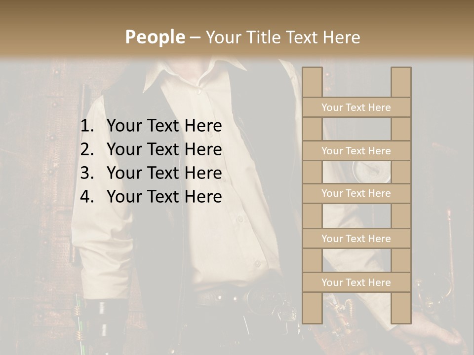 Victorien Ornement Aviator PowerPoint Template