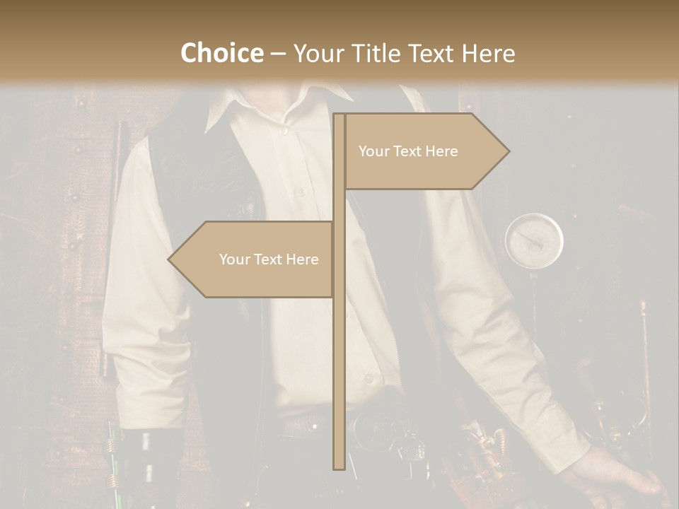 Victorien Ornement Aviator PowerPoint Template