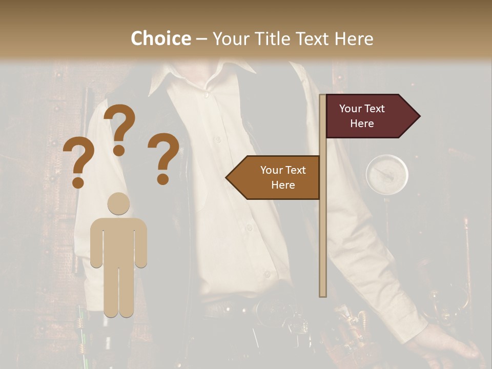 Victorien Ornement Aviator PowerPoint Template