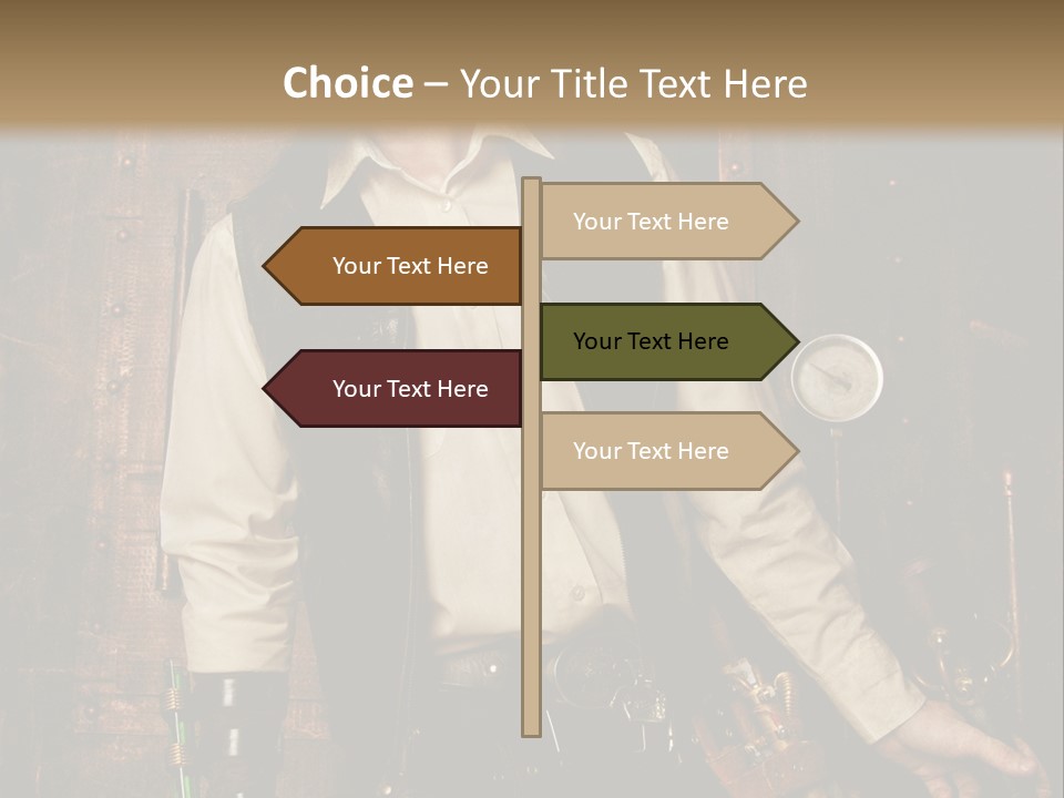 Victorien Ornement Aviator PowerPoint Template