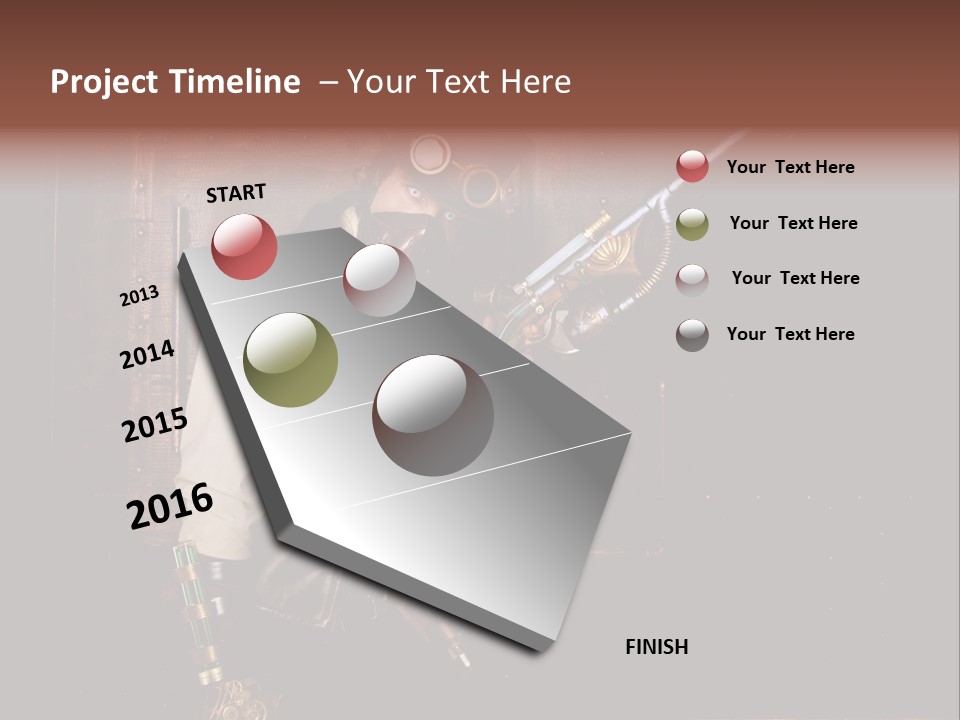 White White Background Hair PowerPoint Template