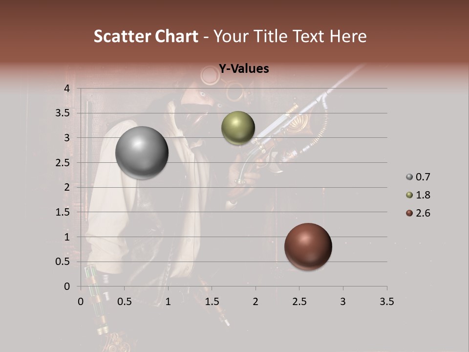 White White Background Hair PowerPoint Template