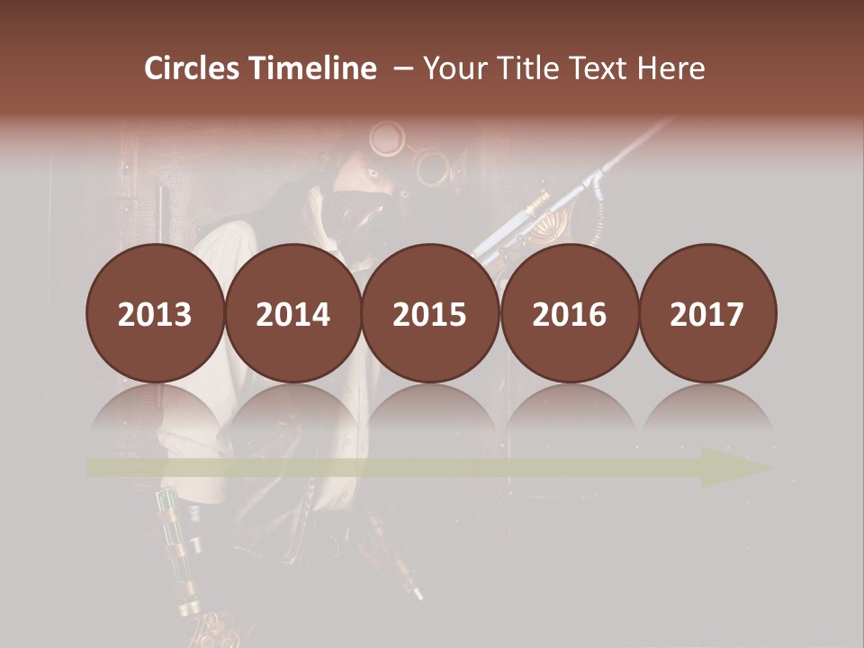 White White Background Hair PowerPoint Template