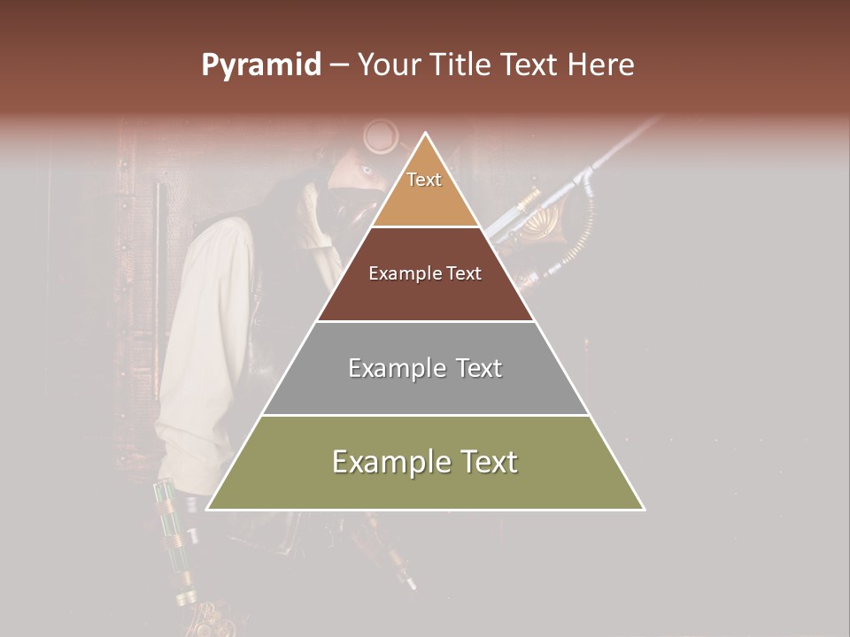 White White Background Hair PowerPoint Template