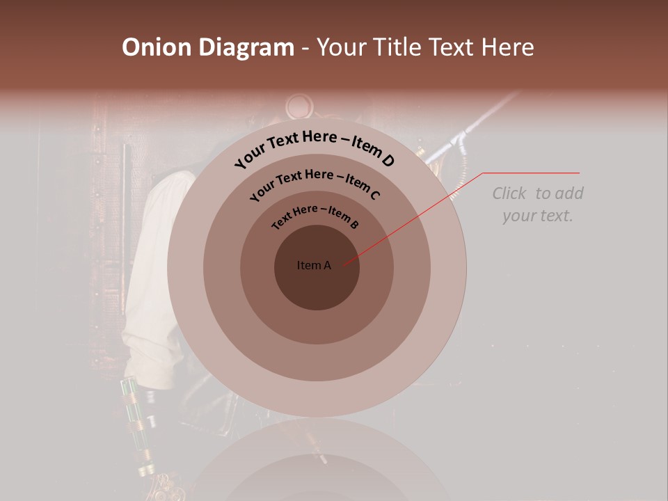 White White Background Hair PowerPoint Template