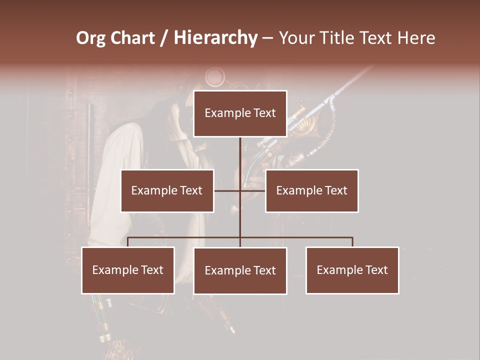 White White Background Hair PowerPoint Template