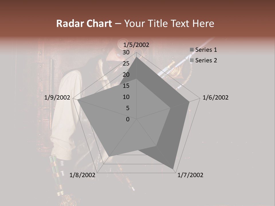 White White Background Hair PowerPoint Template