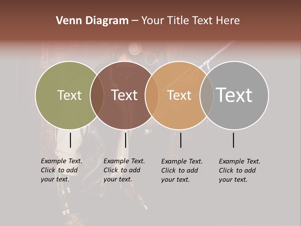 White White Background Hair PowerPoint Template