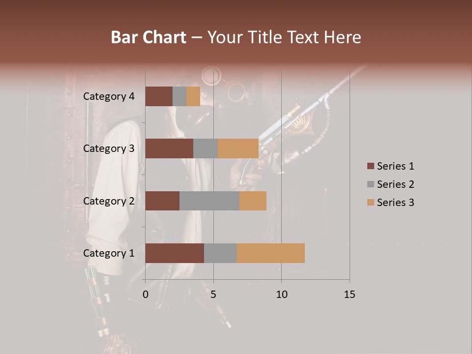 White White Background Hair PowerPoint Template
