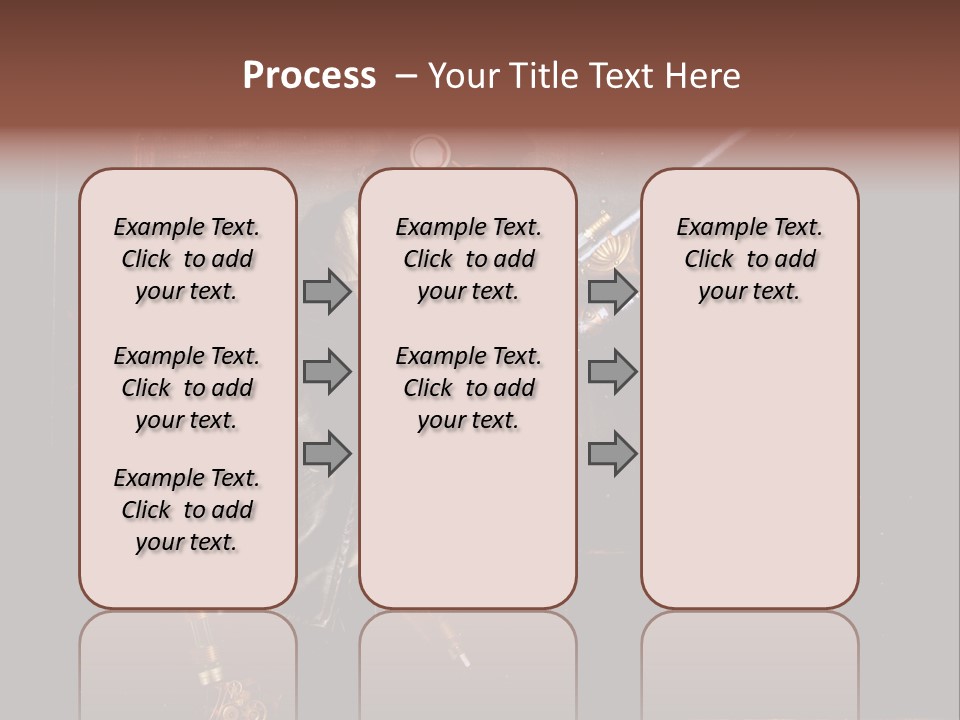 White White Background Hair PowerPoint Template