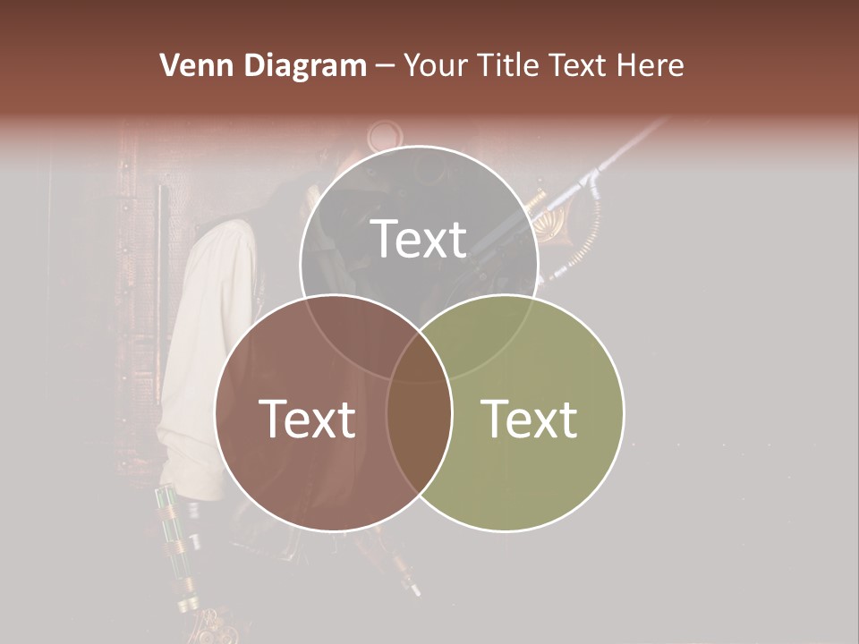 White White Background Hair PowerPoint Template