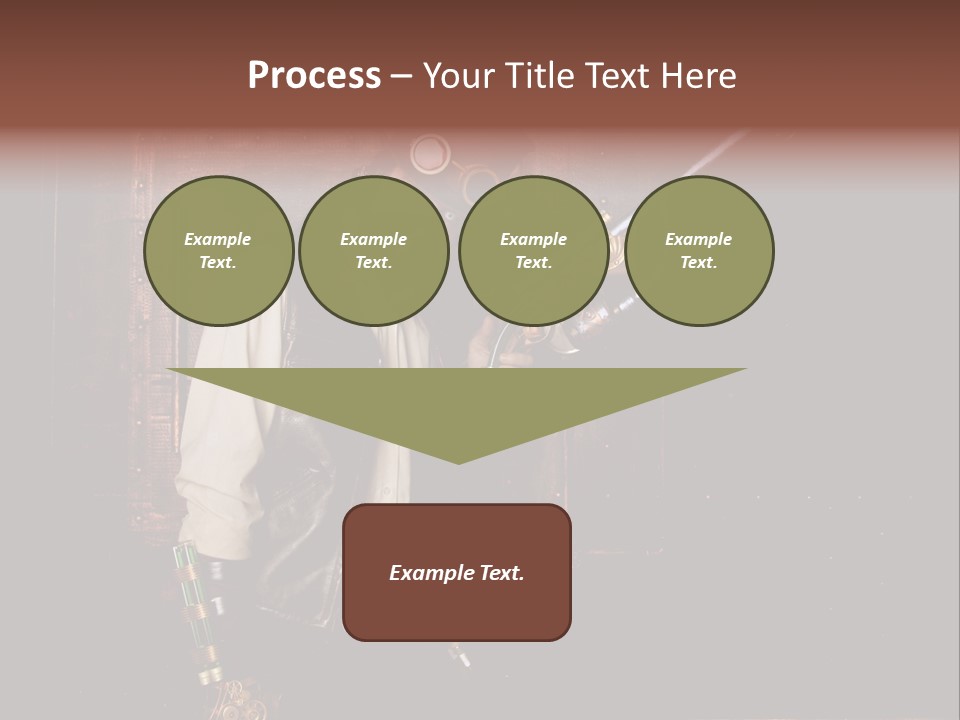 White White Background Hair PowerPoint Template