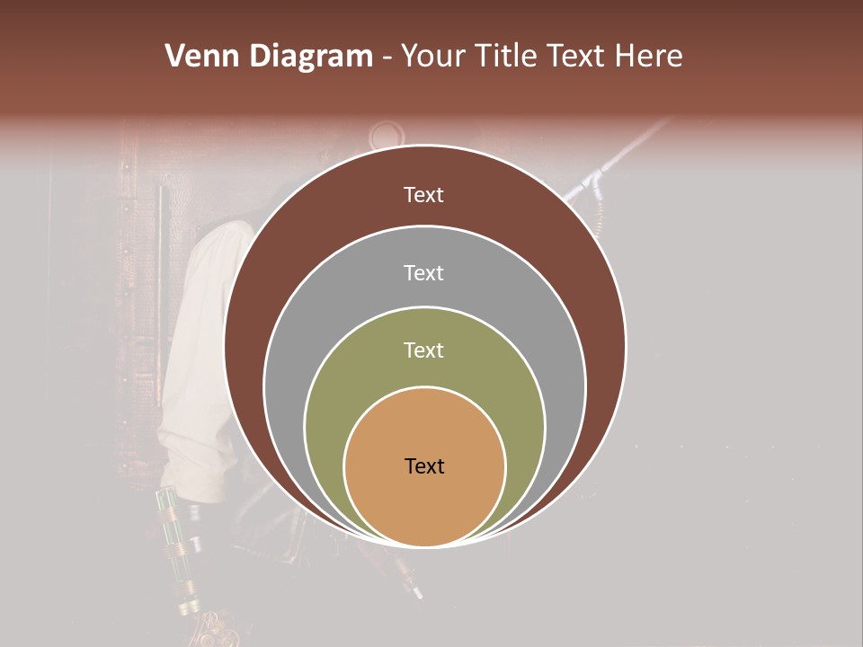 White White Background Hair PowerPoint Template