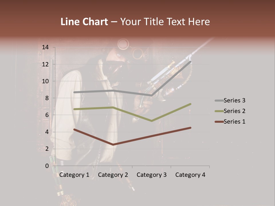 White White Background Hair PowerPoint Template