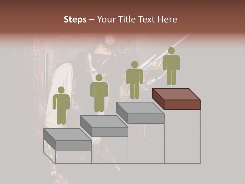 White White Background Hair PowerPoint Template