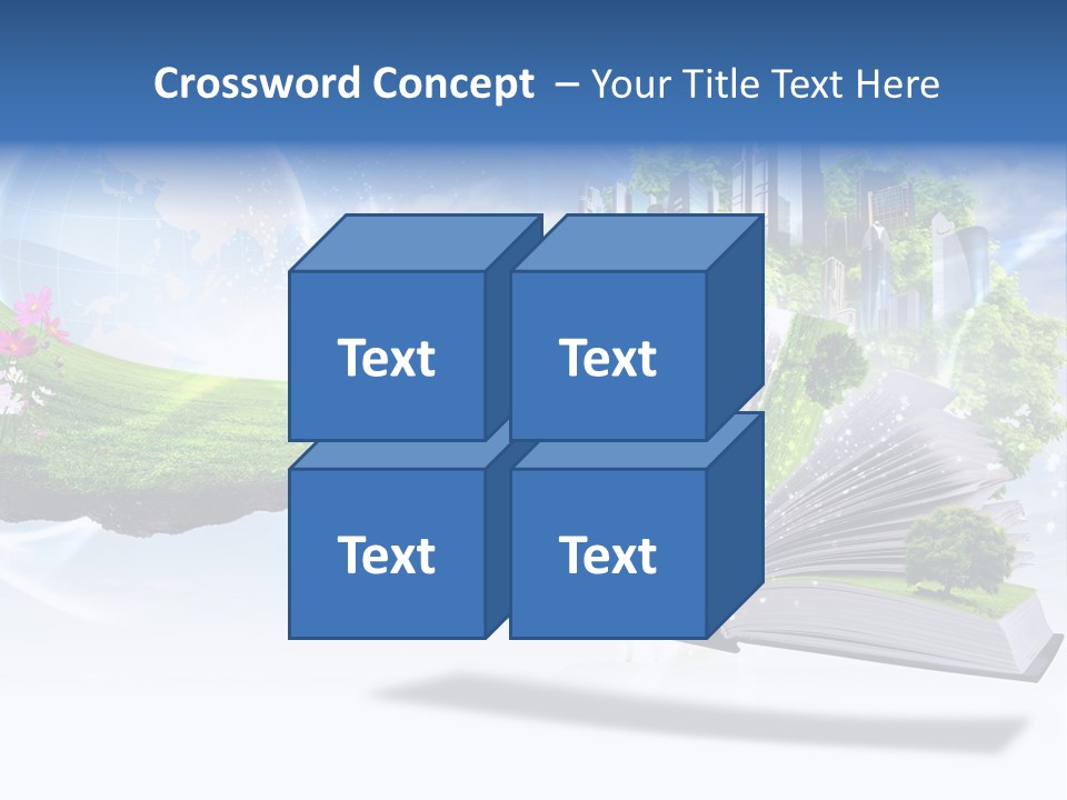 Concept Sky Meadow PowerPoint Template