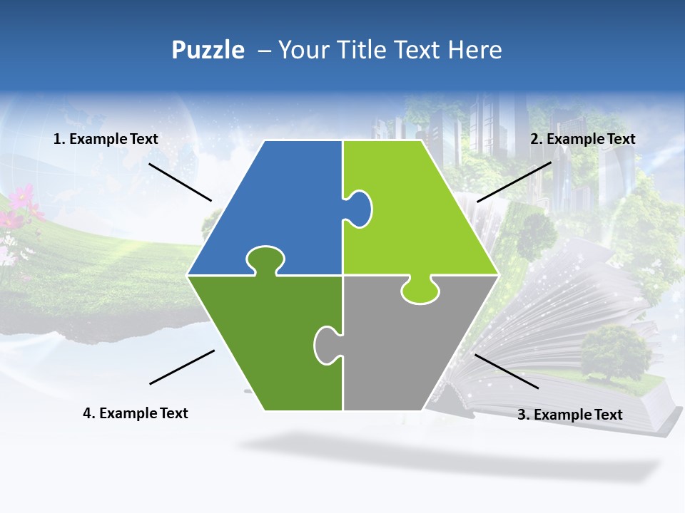 Concept Sky Meadow PowerPoint Template