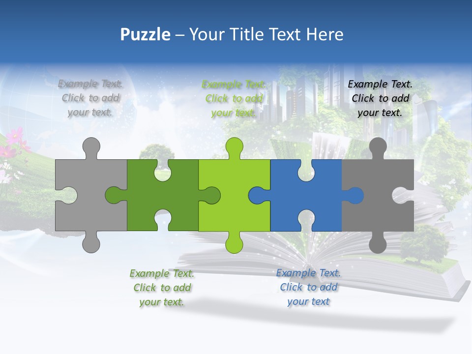 Concept Sky Meadow PowerPoint Template