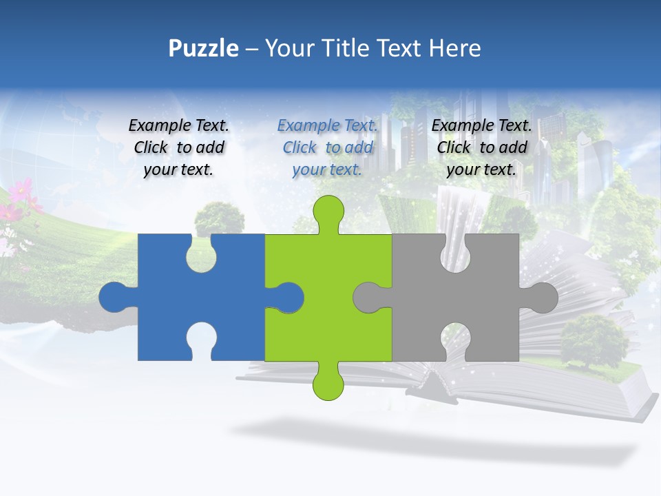 Concept Sky Meadow PowerPoint Template