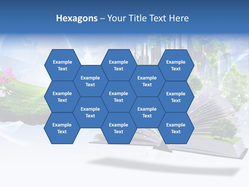 Concept Sky Meadow PowerPoint Template