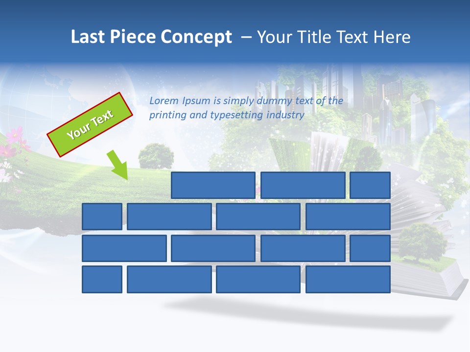 Concept Sky Meadow PowerPoint Template