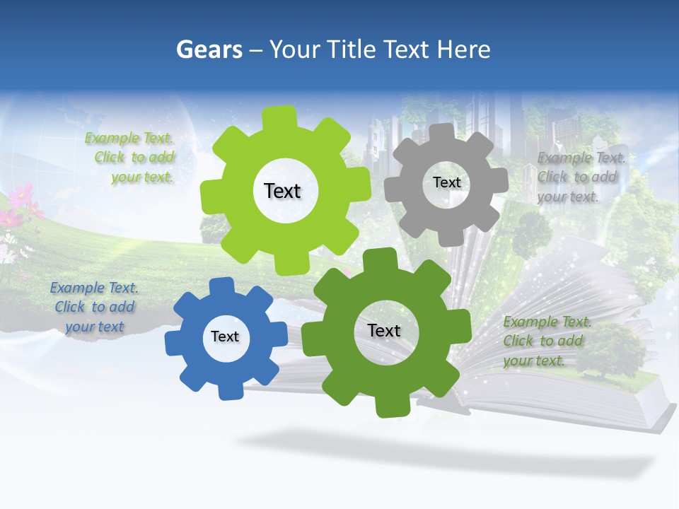 Concept Sky Meadow PowerPoint Template