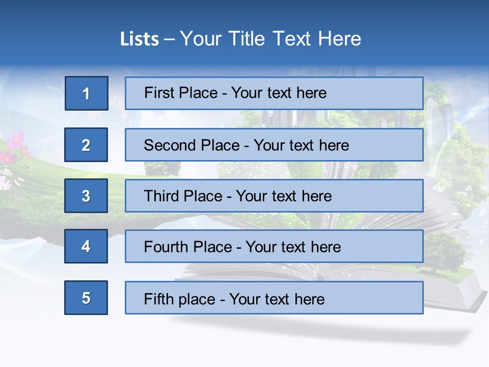 Concept Sky Meadow PowerPoint Template
