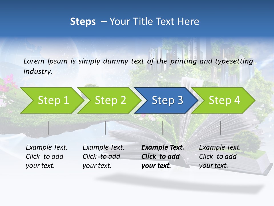 Concept Sky Meadow PowerPoint Template