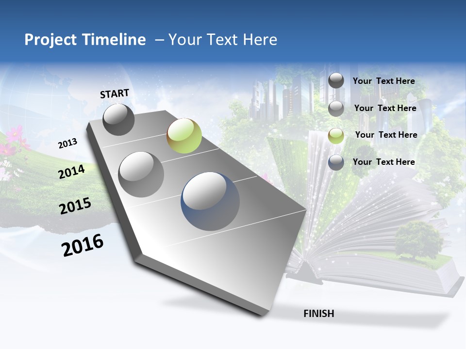 Concept Sky Meadow PowerPoint Template