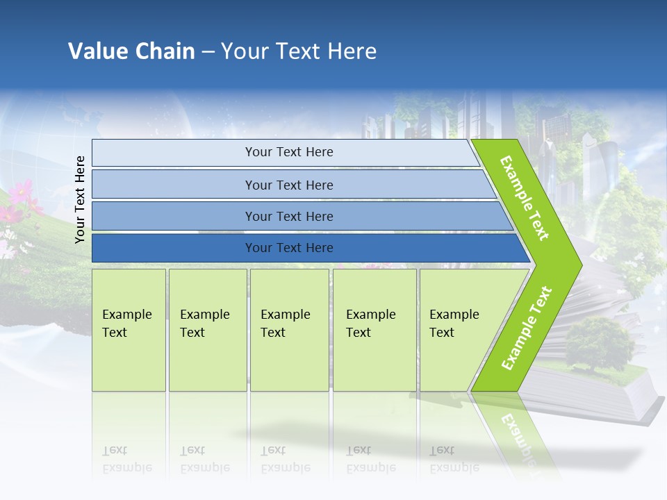Concept Sky Meadow PowerPoint Template