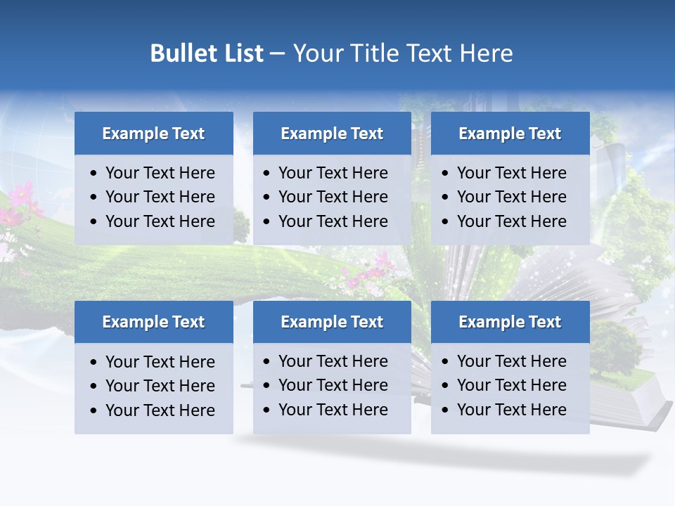 Concept Sky Meadow PowerPoint Template