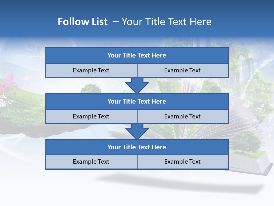 Concept Sky Meadow PowerPoint Template