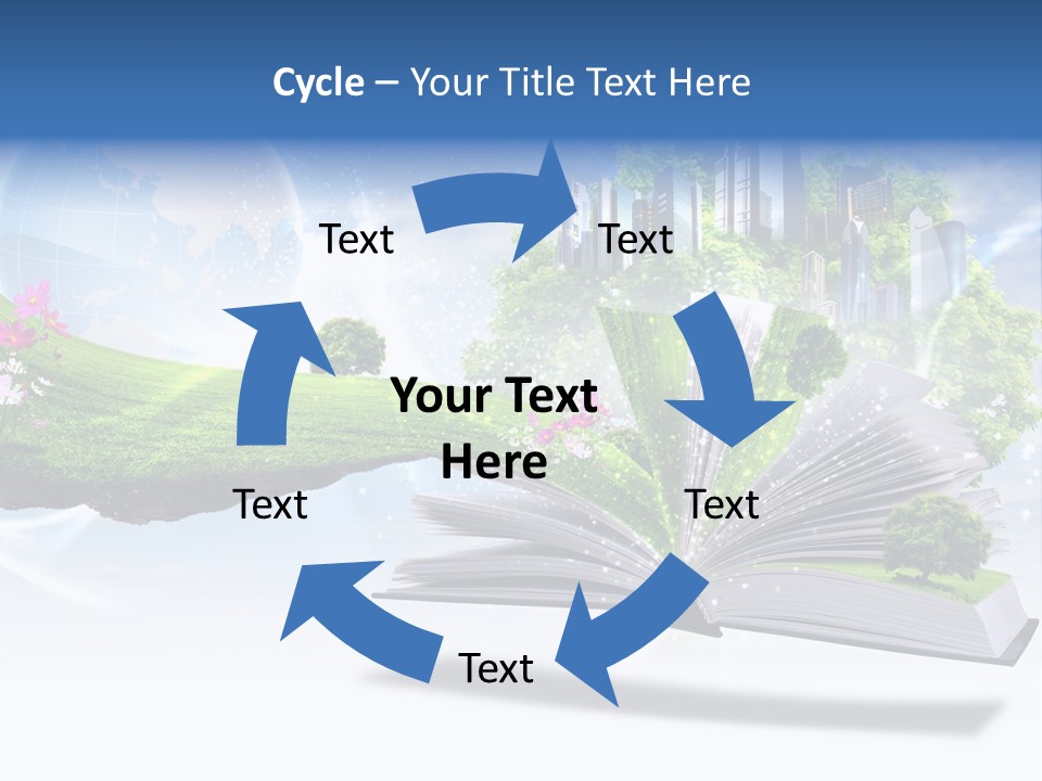 Concept Sky Meadow PowerPoint Template
