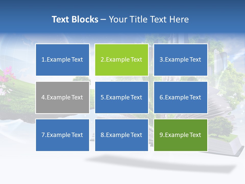 Concept Sky Meadow PowerPoint Template