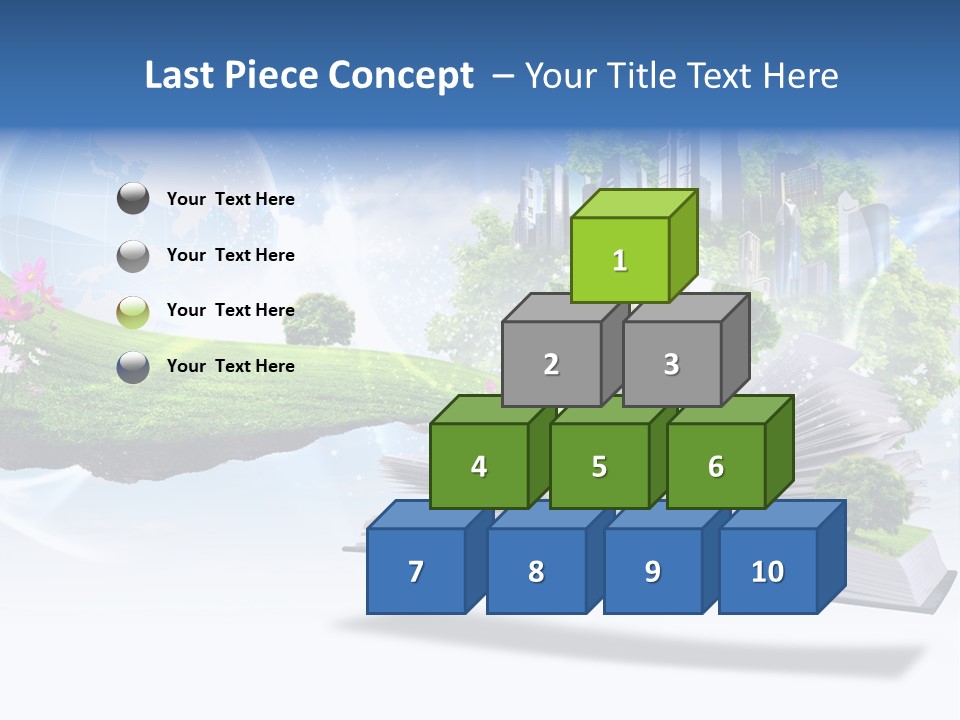 Concept Sky Meadow PowerPoint Template