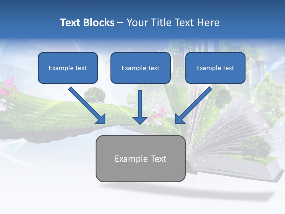 Concept Sky Meadow PowerPoint Template