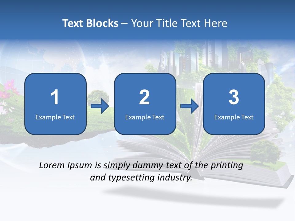 Concept Sky Meadow PowerPoint Template