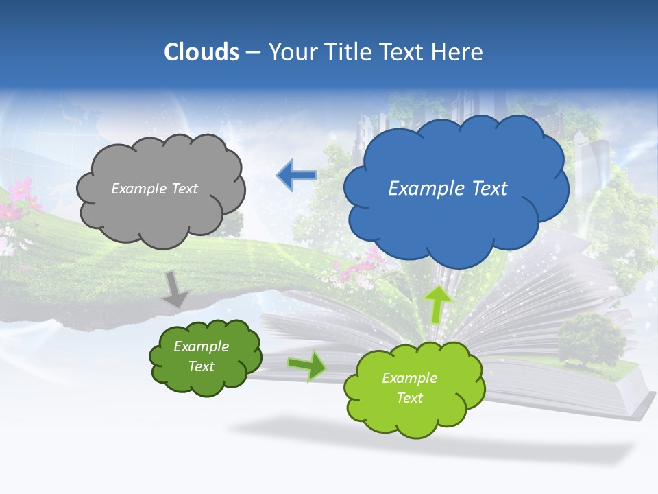 Concept Sky Meadow PowerPoint Template