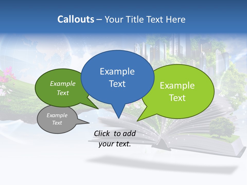 Concept Sky Meadow PowerPoint Template