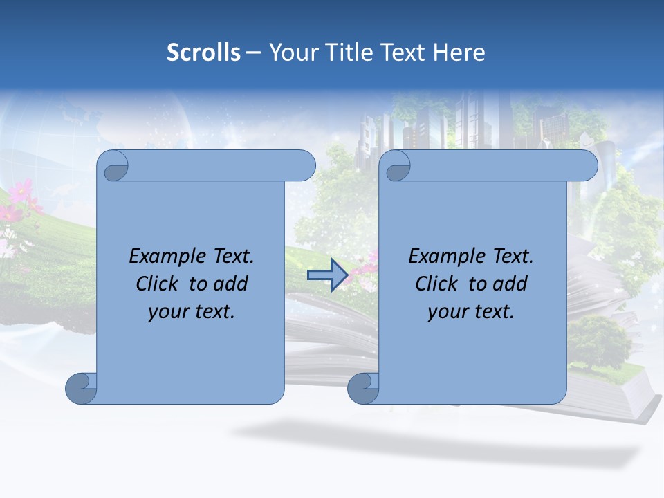 Concept Sky Meadow PowerPoint Template