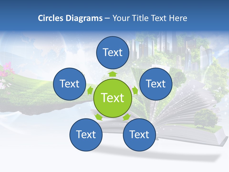 Concept Sky Meadow PowerPoint Template